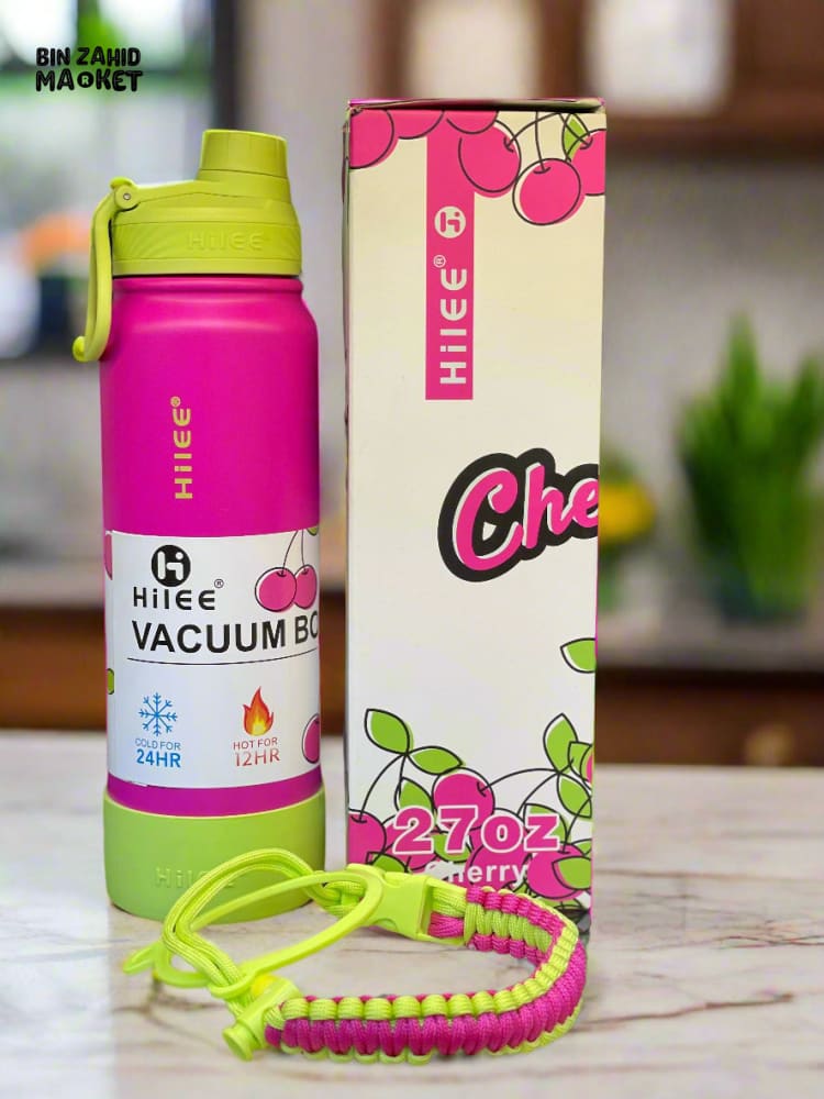 HILEE FLASK 27OZ SWEET HARVEST EDITION HOT & COLD VACUUM TUMBLER - CHERRY