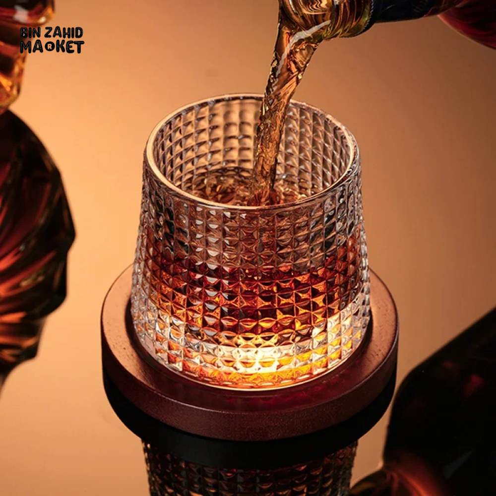 HOME DANCING SPINNING GLASS – SWIRLING COCKTAIL & DRINKING GLASSES