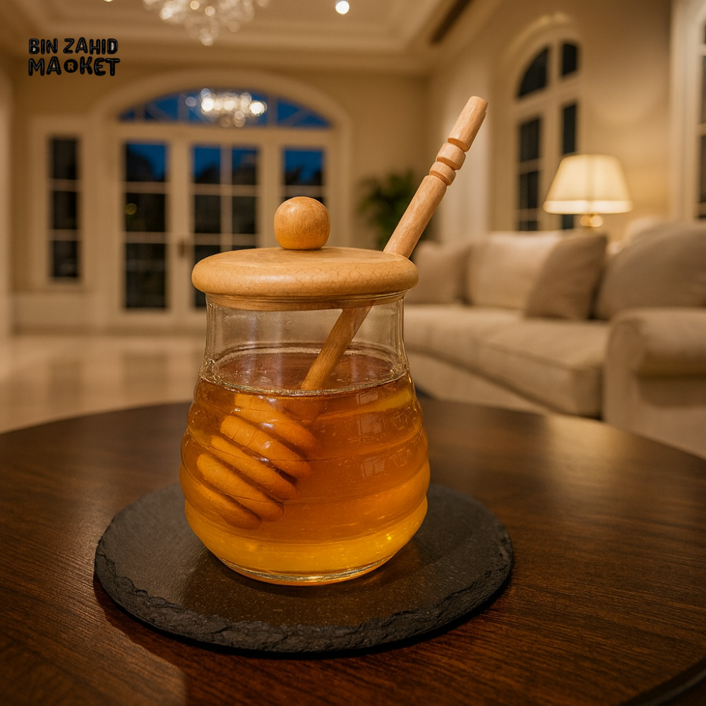 HONEY JAR WITH DIPPER – BG45056
