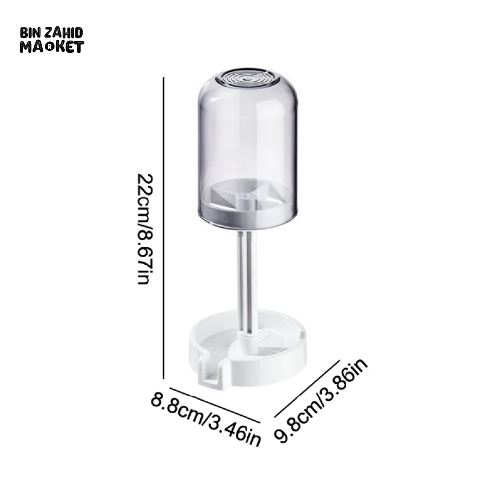 HOUSEHOLD BATHROOM 3-IN-1 TOOTHBRUSH HOLDER TOOTHPASTE & MOUTHWASH CUP ORGANIZER DRY AND DUSTPROOF CLEANING TOOL STORAGE RACK
