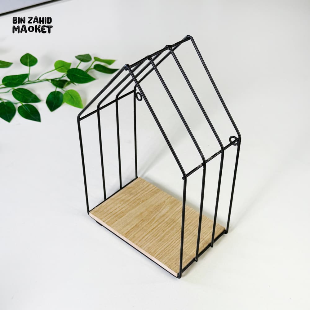 HUT-STYLE WALL SHELF - THREE GRILLS STYLE
