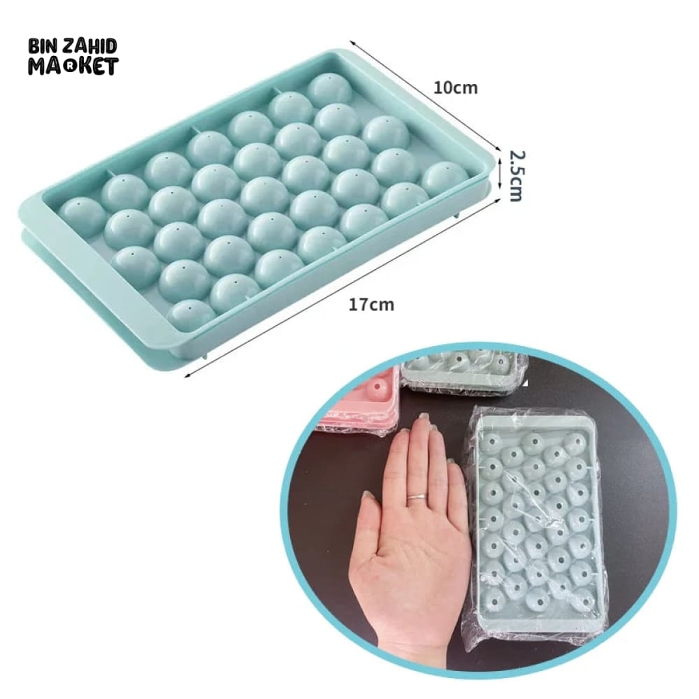 ICE BALL TRAY WITH LID