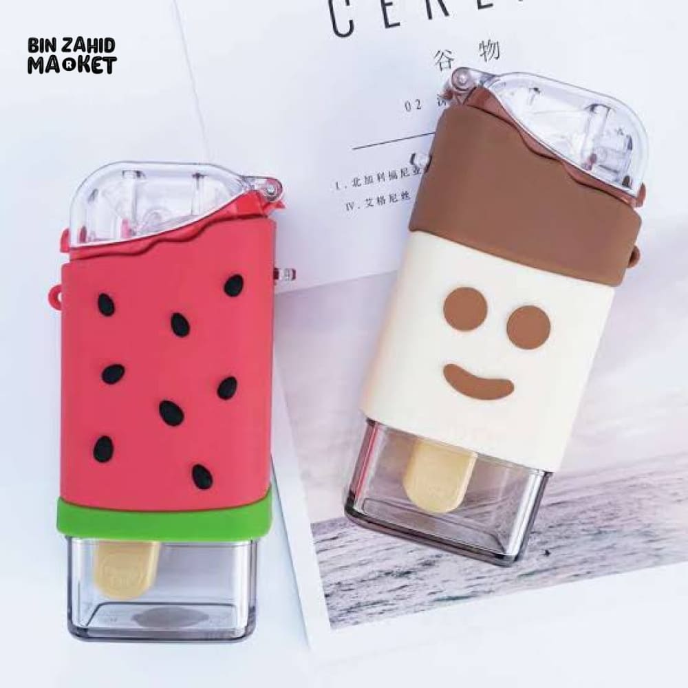 ICE CREAM STYLE WATER BOTTLE - STRAWBERRY SPLASH