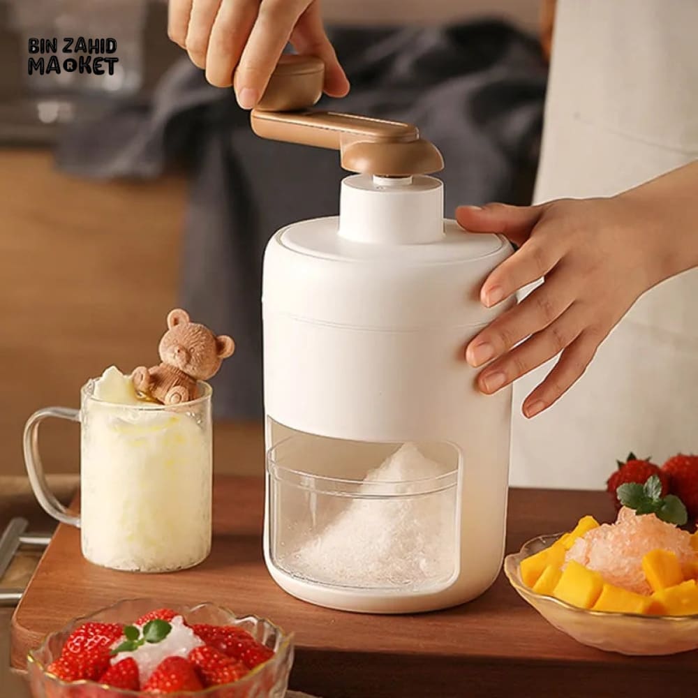 ICE CRUSHER & SLUSH MAKER - WHITE