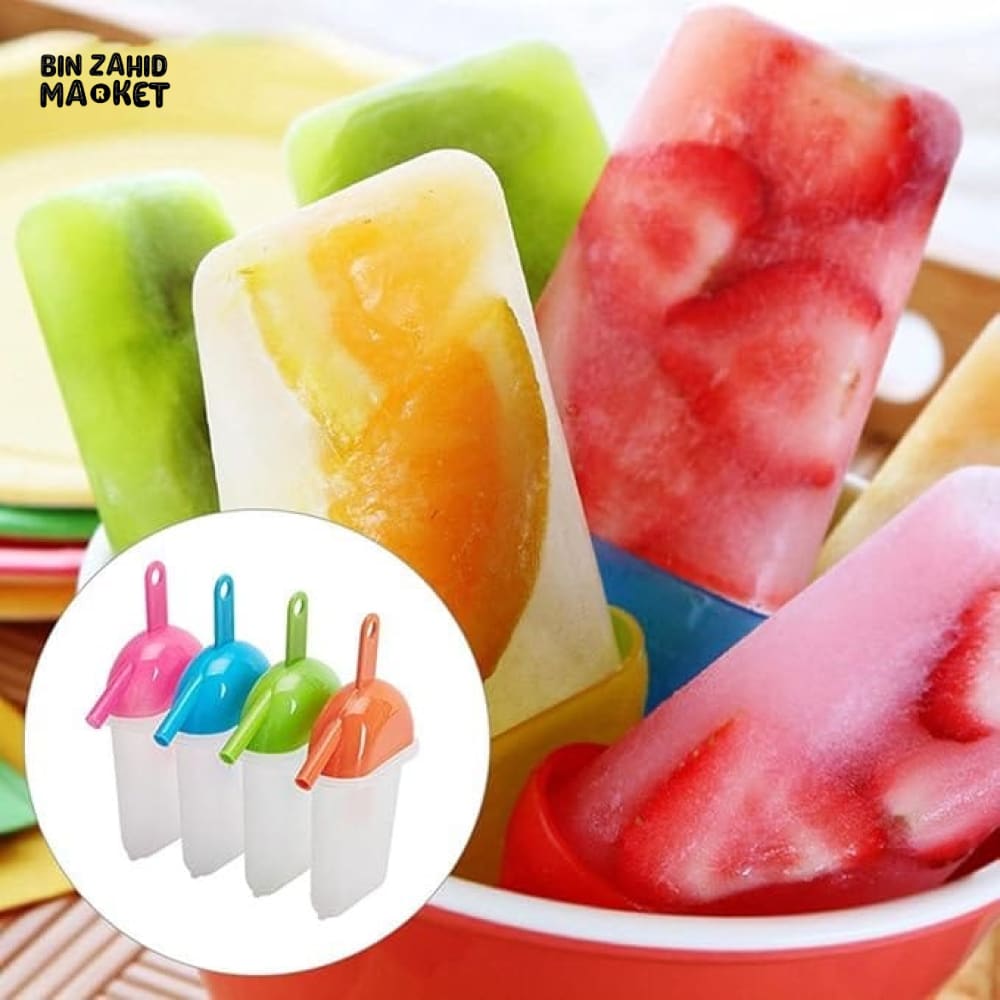 ICE LOLLY MAKER WITH STRAW