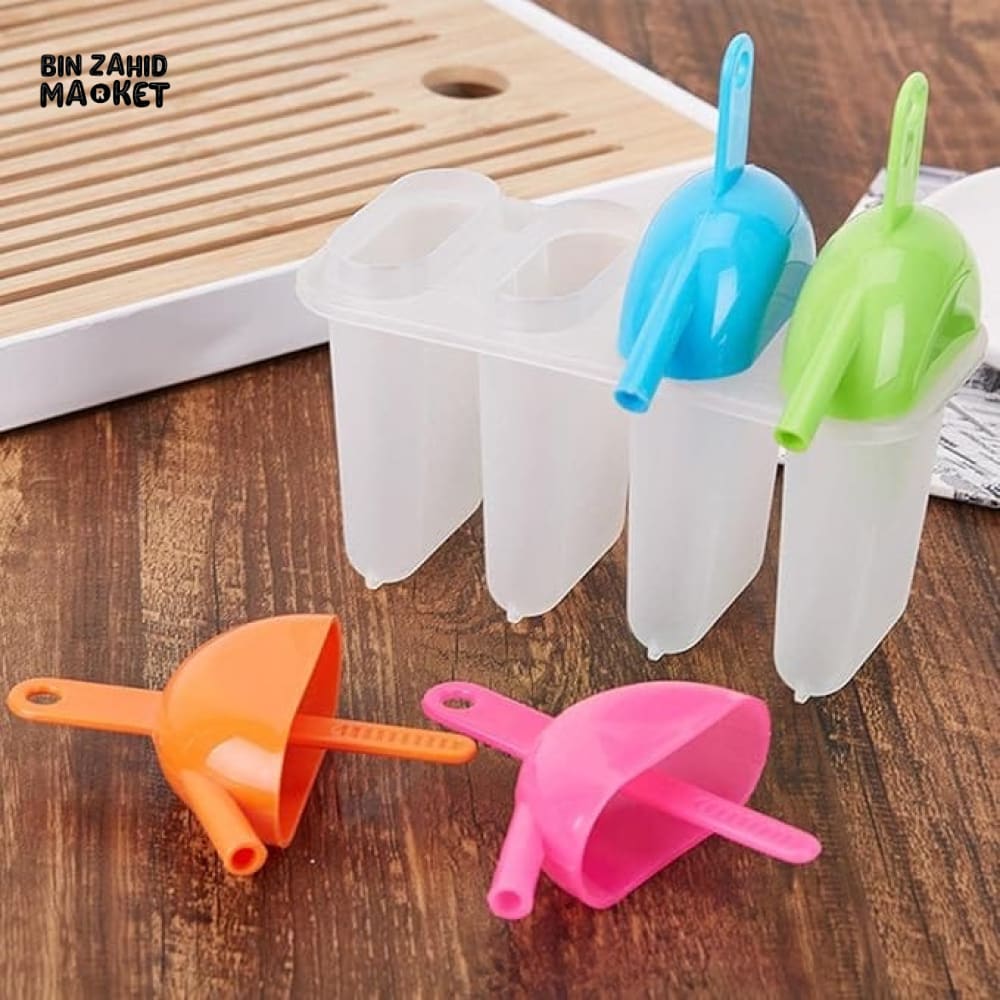 ICE LOLLY MAKER WITH STRAW