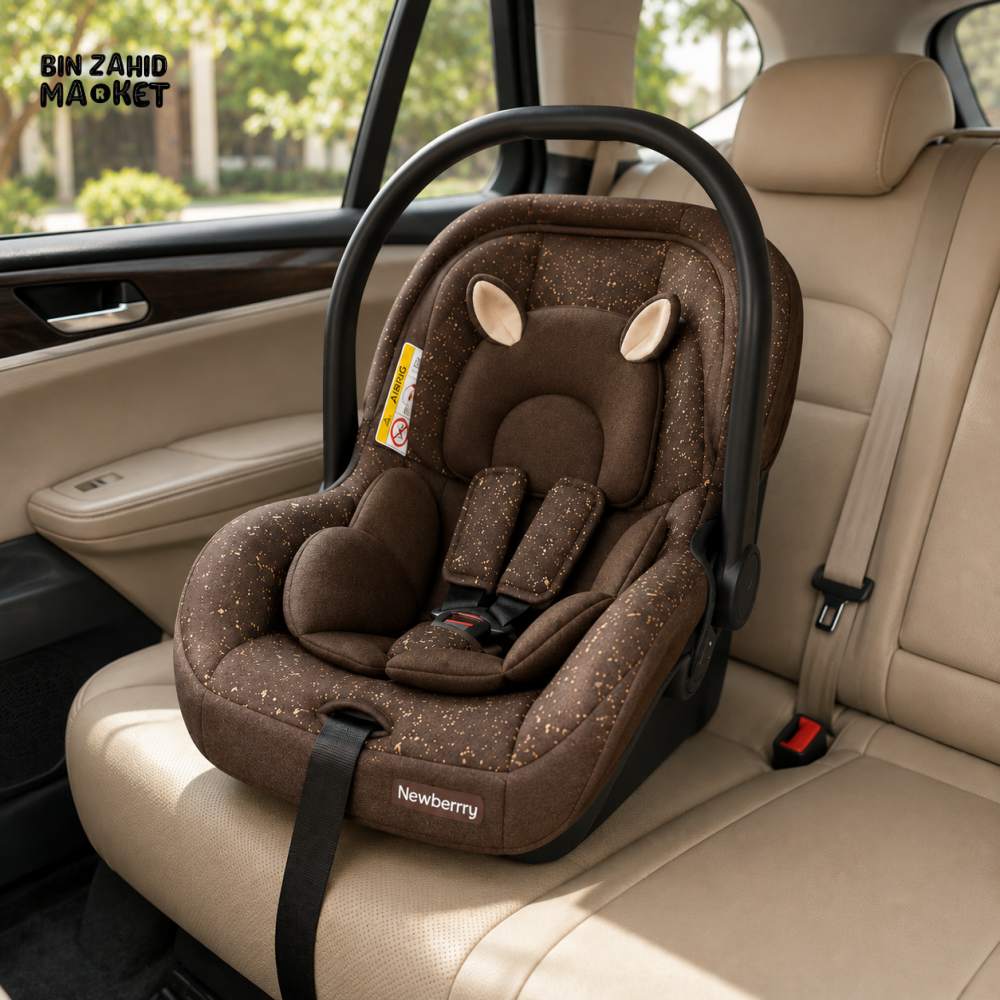 INFANTES BABY CARRIER CAR SEAT - BROWN