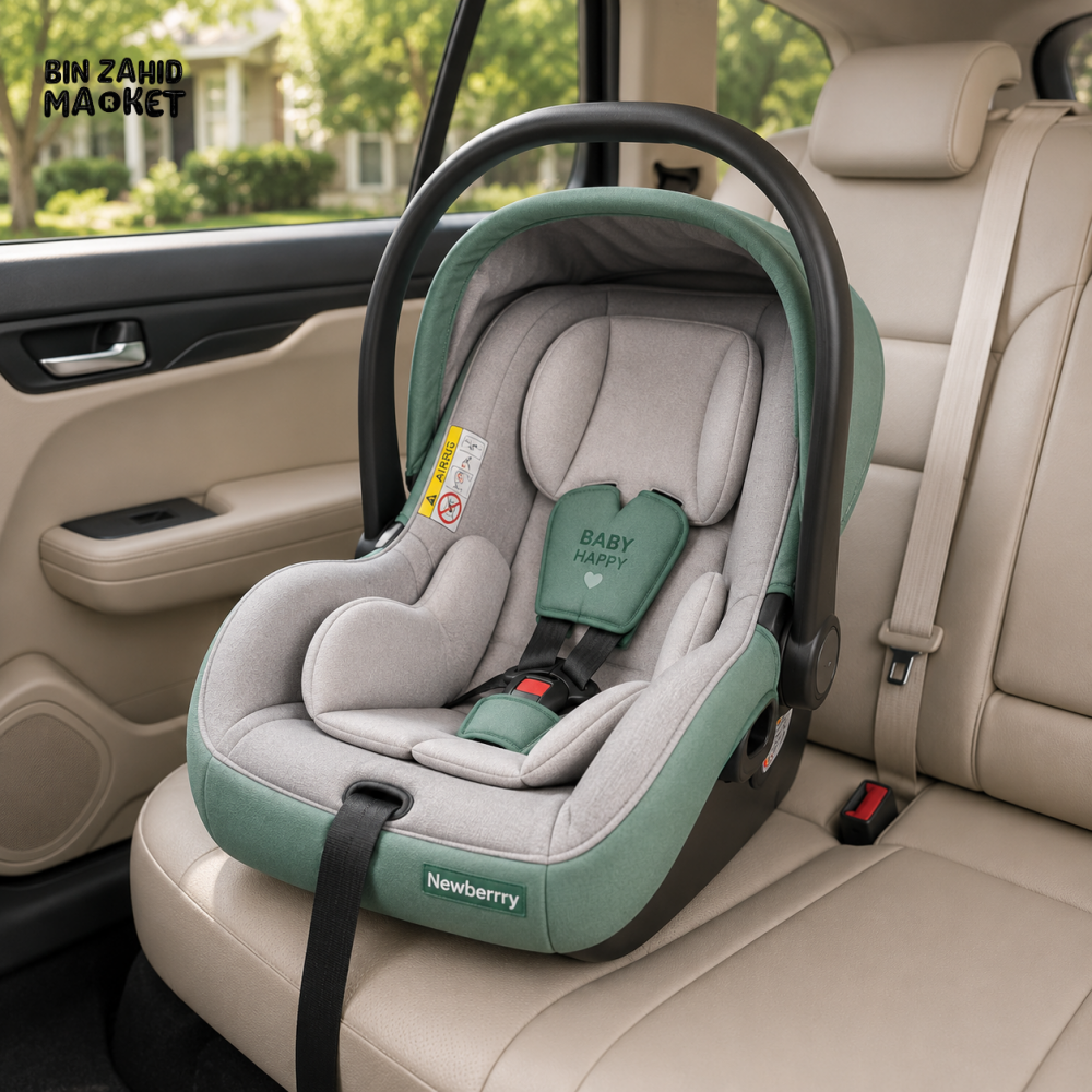 INFANTES BABY CARRY COAT CAR SEAT - GREEN
