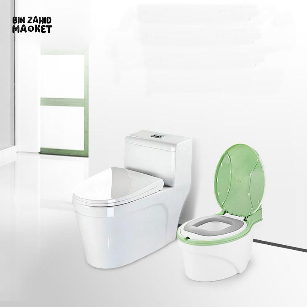 INFANTES BABY POTTY TRAINING COMMODE ERGONOMIC & CHILD-FRIENDLY DESIGN COMFORTABLE SAFE & EASY-TO-CLEAN TOILET SEAT FOR TODDLERS - BLUE