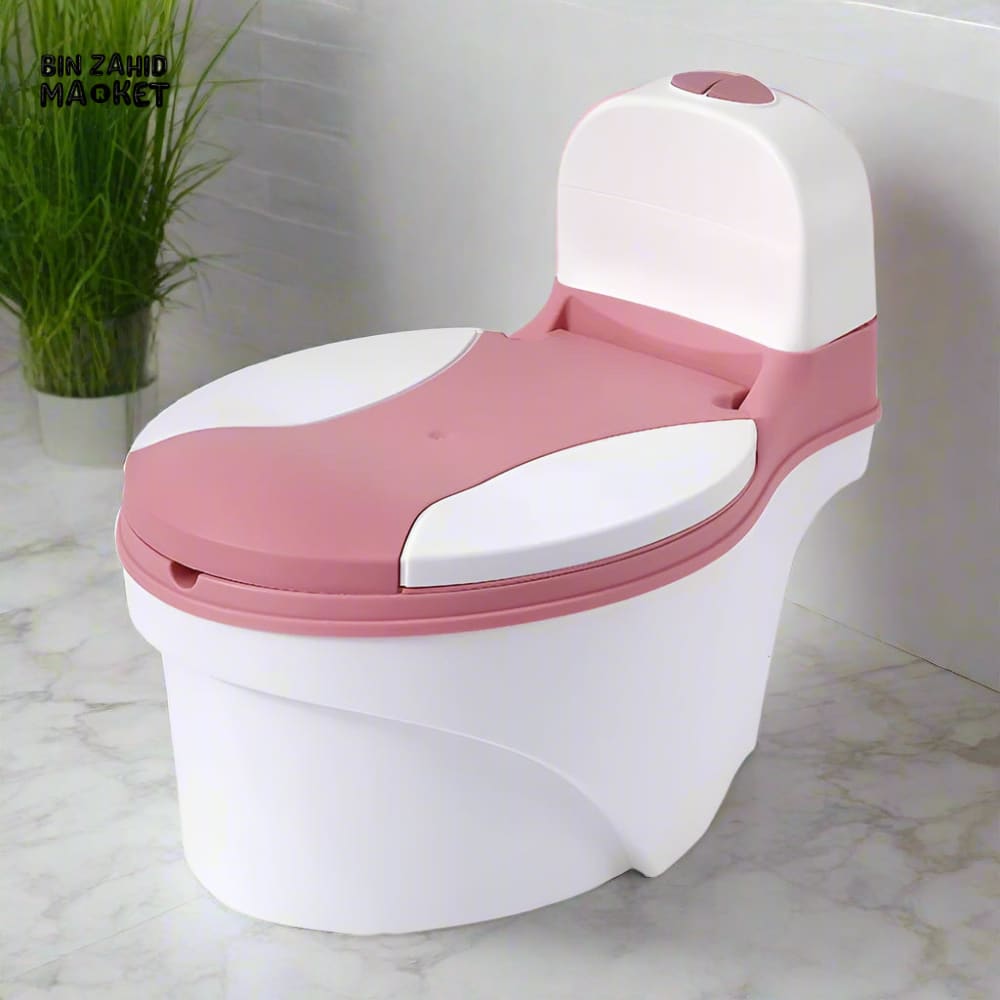 INFANTES BABY POTTY TRAINING COMMODE ERGONOMIC & CHILD-FRIENDLY DESIGN COMFORTABLE SAFE & EASY-TO-CLEAN TOILET SEAT FOR TODDLERS - PINK