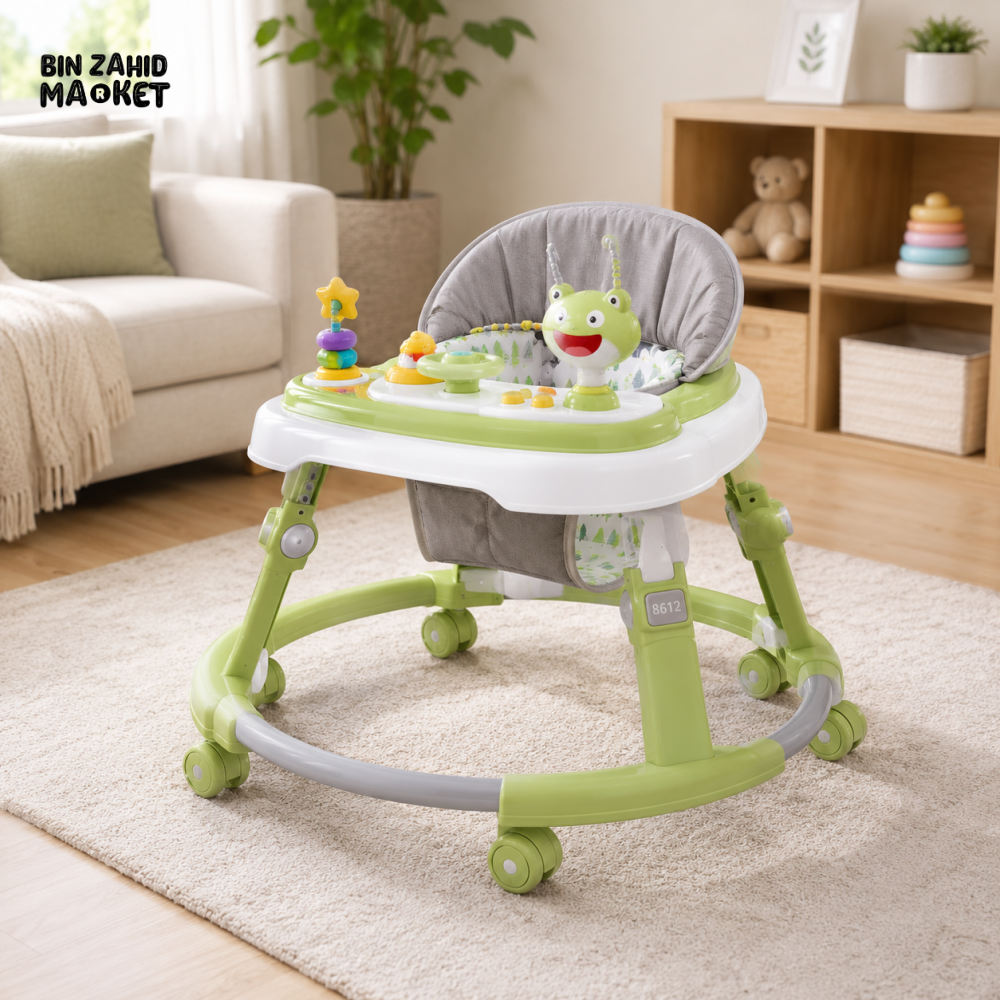 INFANTES MULTIFUNCTION BABY WALKER - GREEN