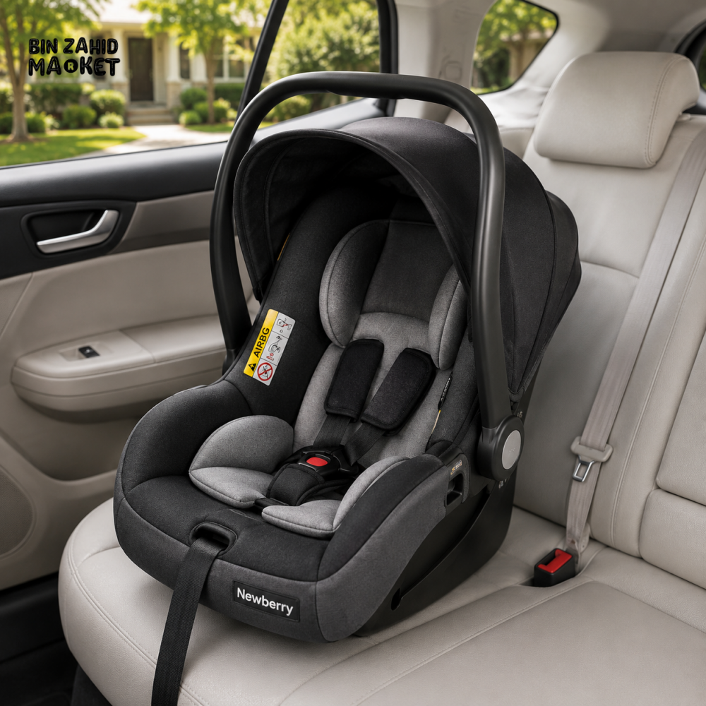 INFANTES SAFECRUISE TRAVEL CAR SEAT - BLACK