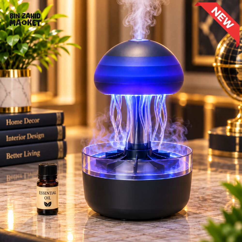 JELLYFISH MIST HUMIDIFIER WITH LED LIGHT