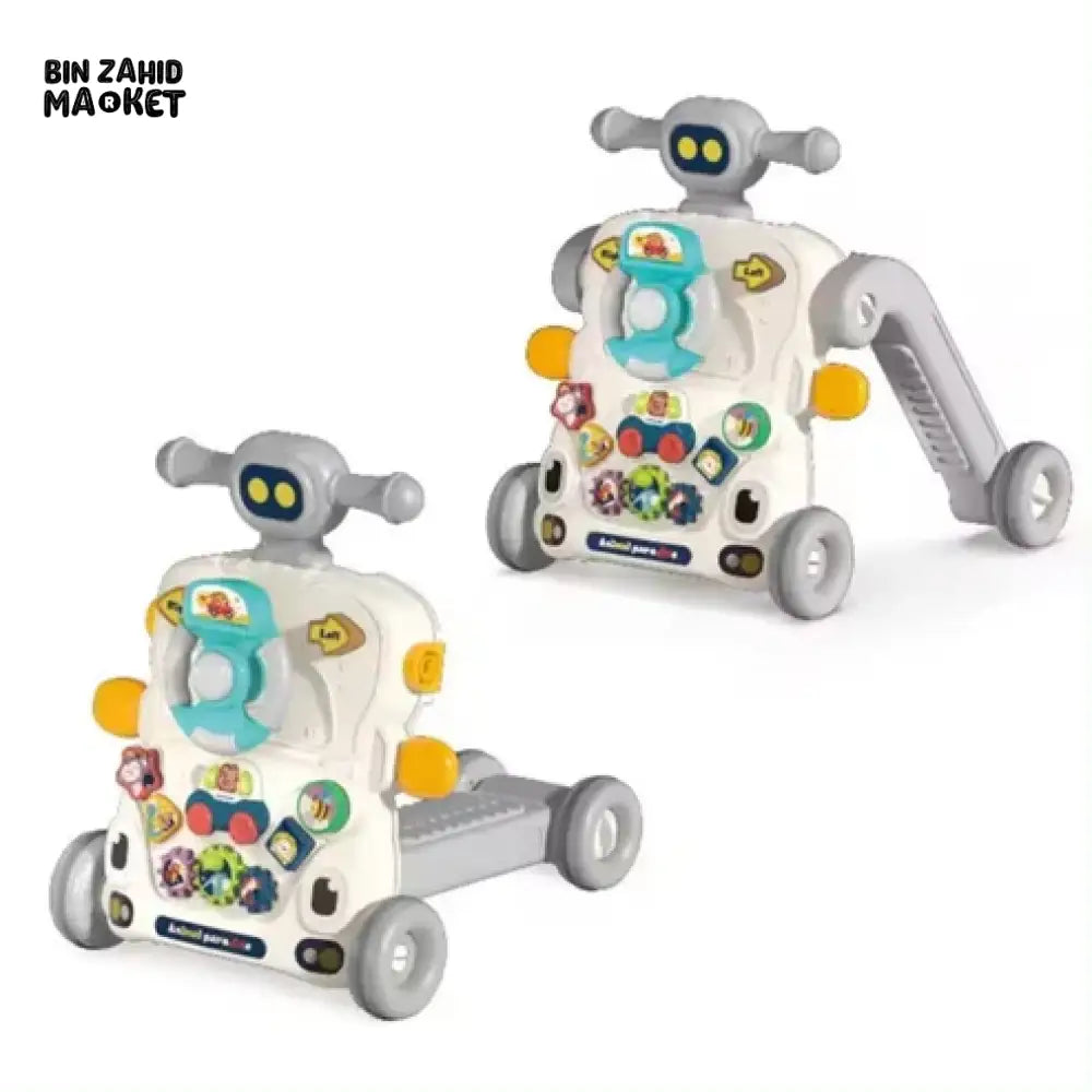 JOYOUS 6-IN-1 MULTIFUNCTIONAL WALKER BEST FOR EARLY EDUCATION & TODDLER DEVELOPMENT ACTIVITY CENTER WITH PLAY LEARN & WALK FUNCTIONS - BLUE