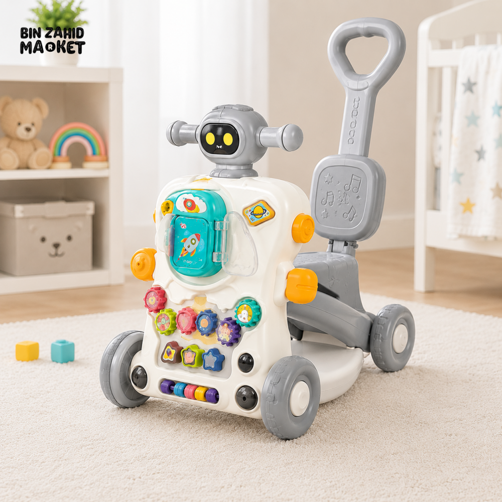 JOYOUS 6IN1 BABY ACTIVITY WALKER - GREY