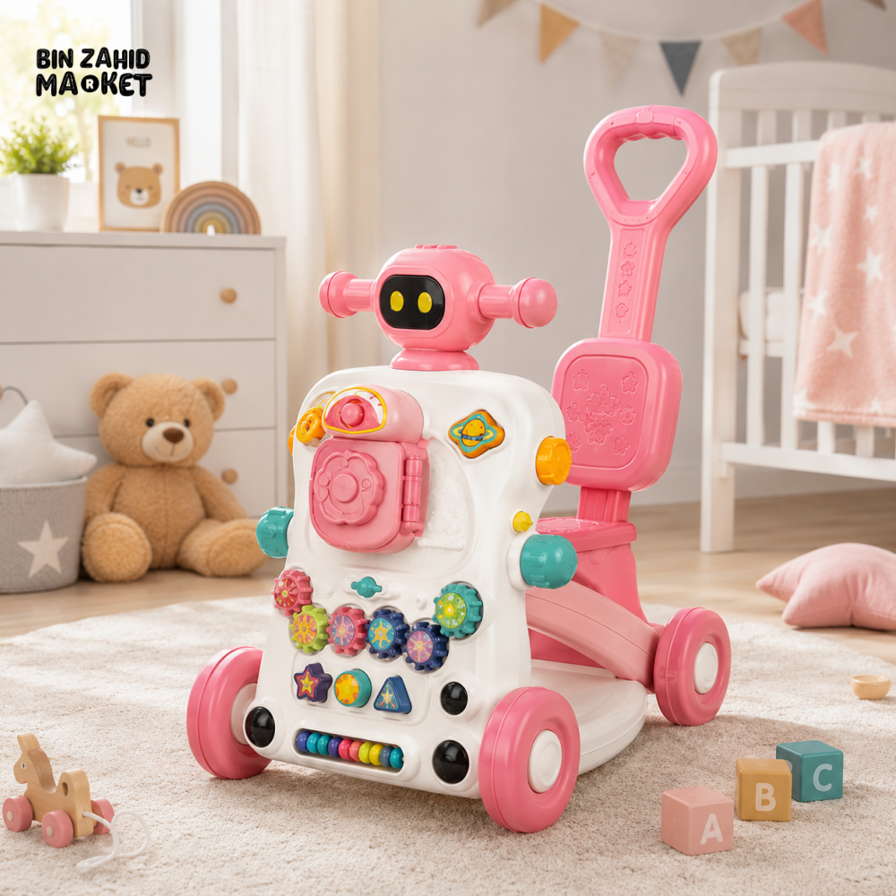 JOYOUS 6IN1 BABY ACTIVITY WALKER - PINK