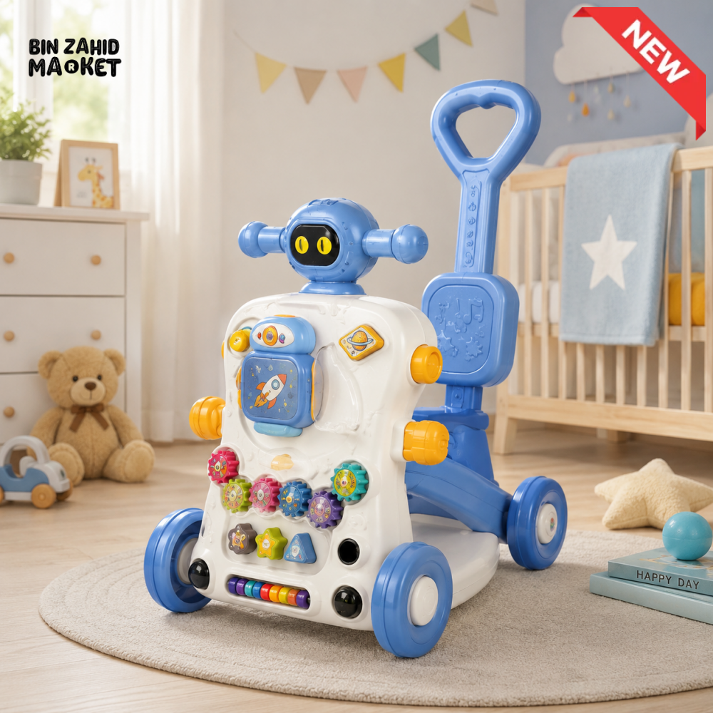 JOYOUS 6IN1 BABY ACTIVITY WALKER - WHITE