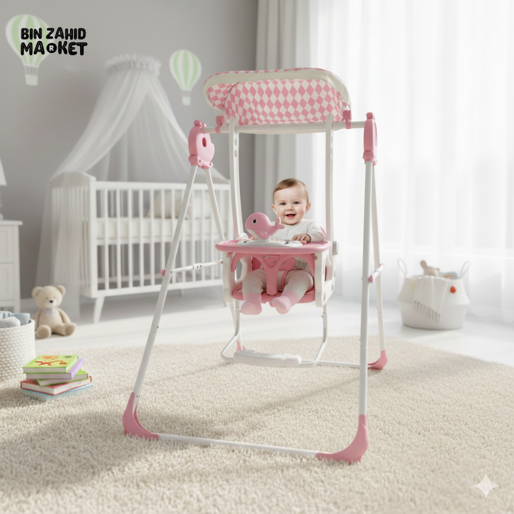 JOYOUS BABY SWING JY-664 - PINK Joyous Swings