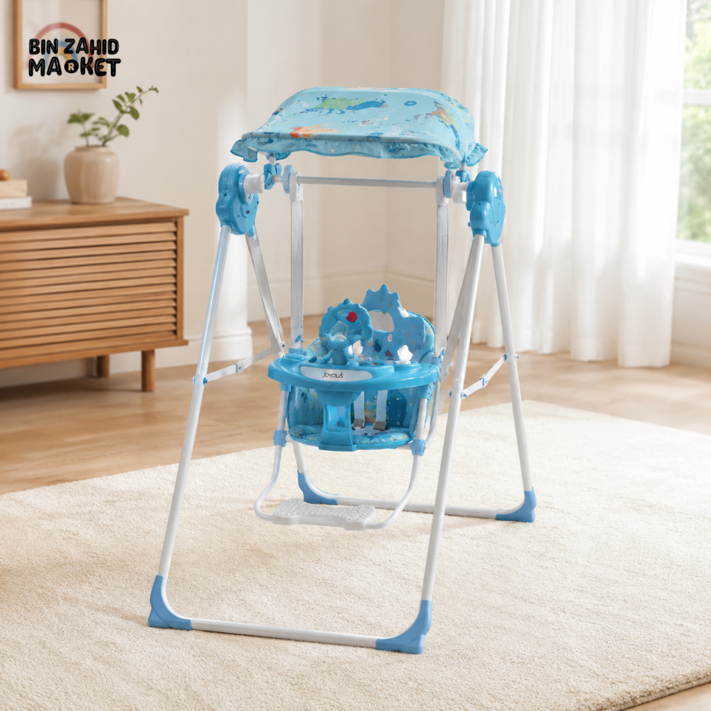 JOYOUS BABY SWING WITH CANOPY - BLUE