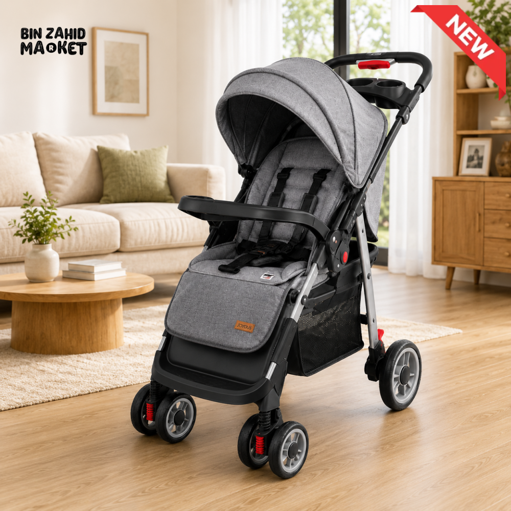 JOYOUS NEXORA BABY STROLLER - GREY