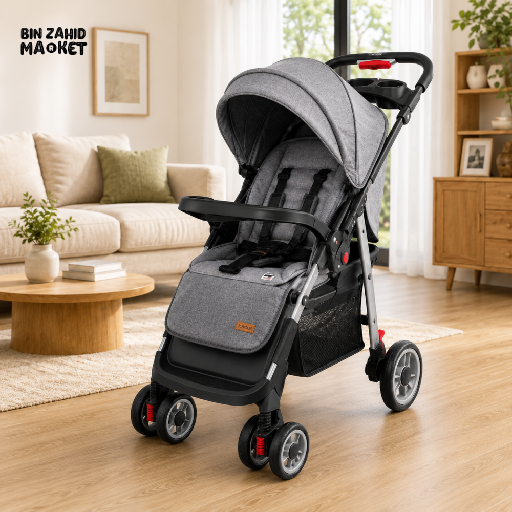 JOYOUS NEXORA BABY STROLLER - GREY