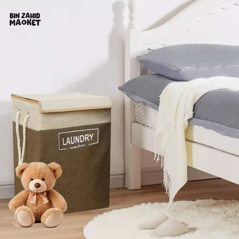 JUTE ROPE LAUNDRY BASKET