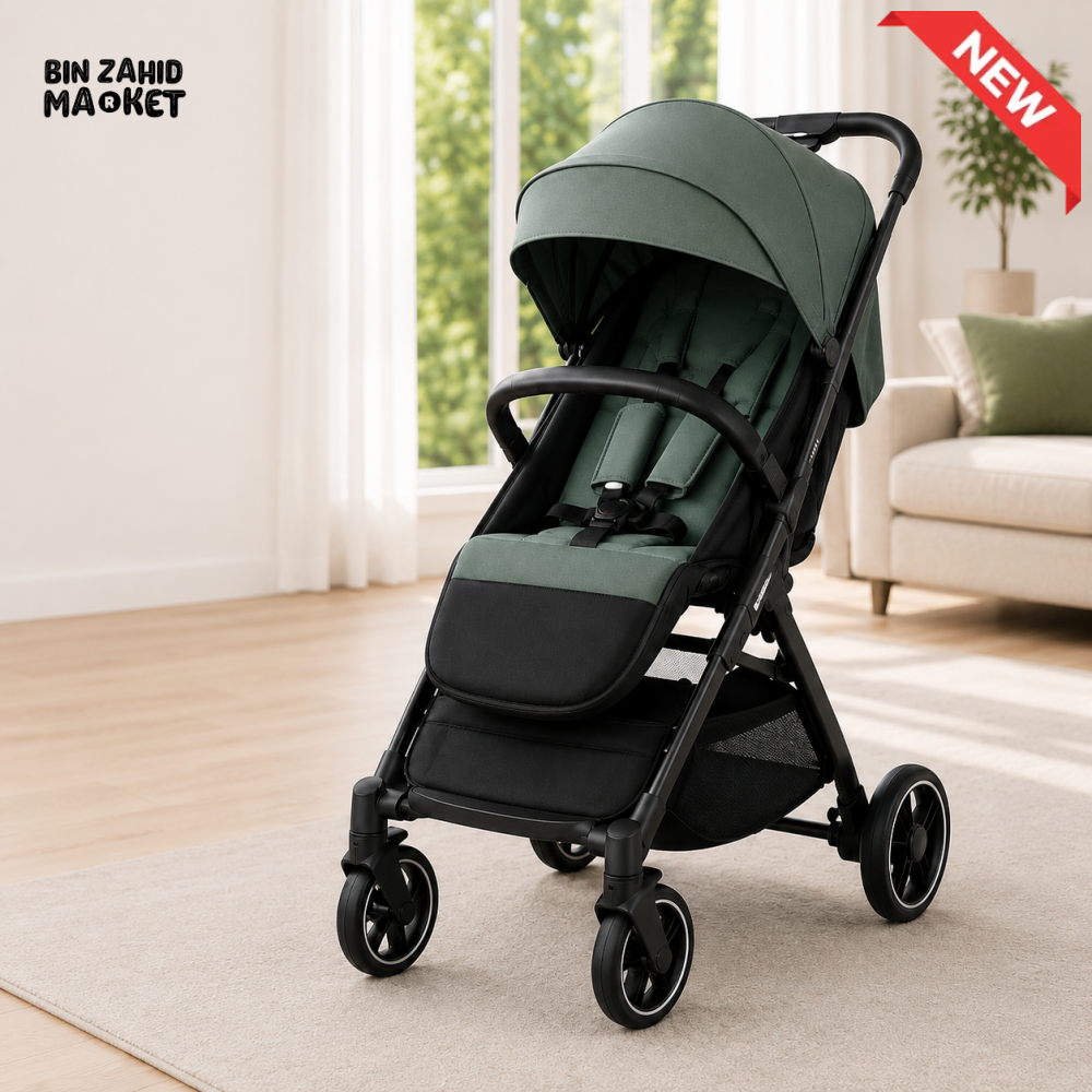 KIDILO VELMORA BABY STROLLER - D GREEN