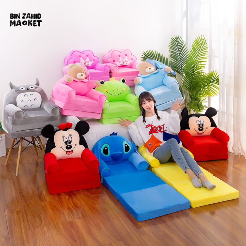 KIDS 3X LAYERS SOFA CUM-BED