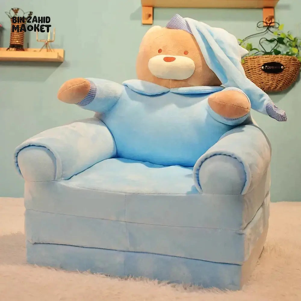 KIDS 3X LAYERS SOFA CUM-BED Blue Bear