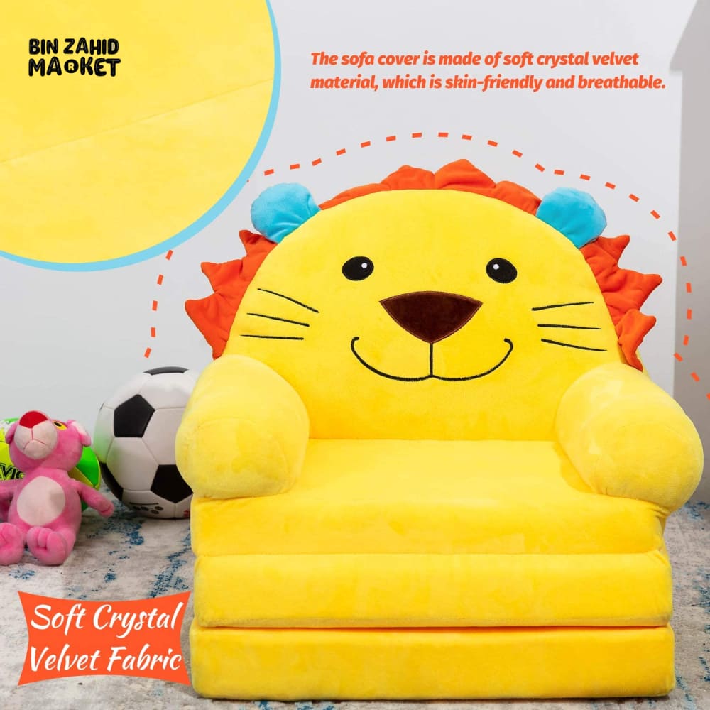 KIDS 3X LAYERS SOFA CUM-BED Lion