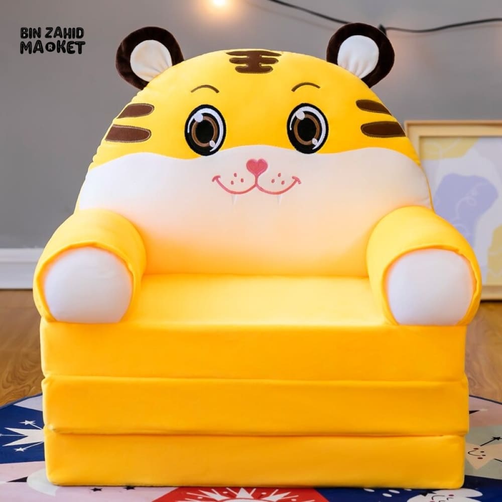 KIDS 3X LAYERS SOFA CUM-BED Tiger