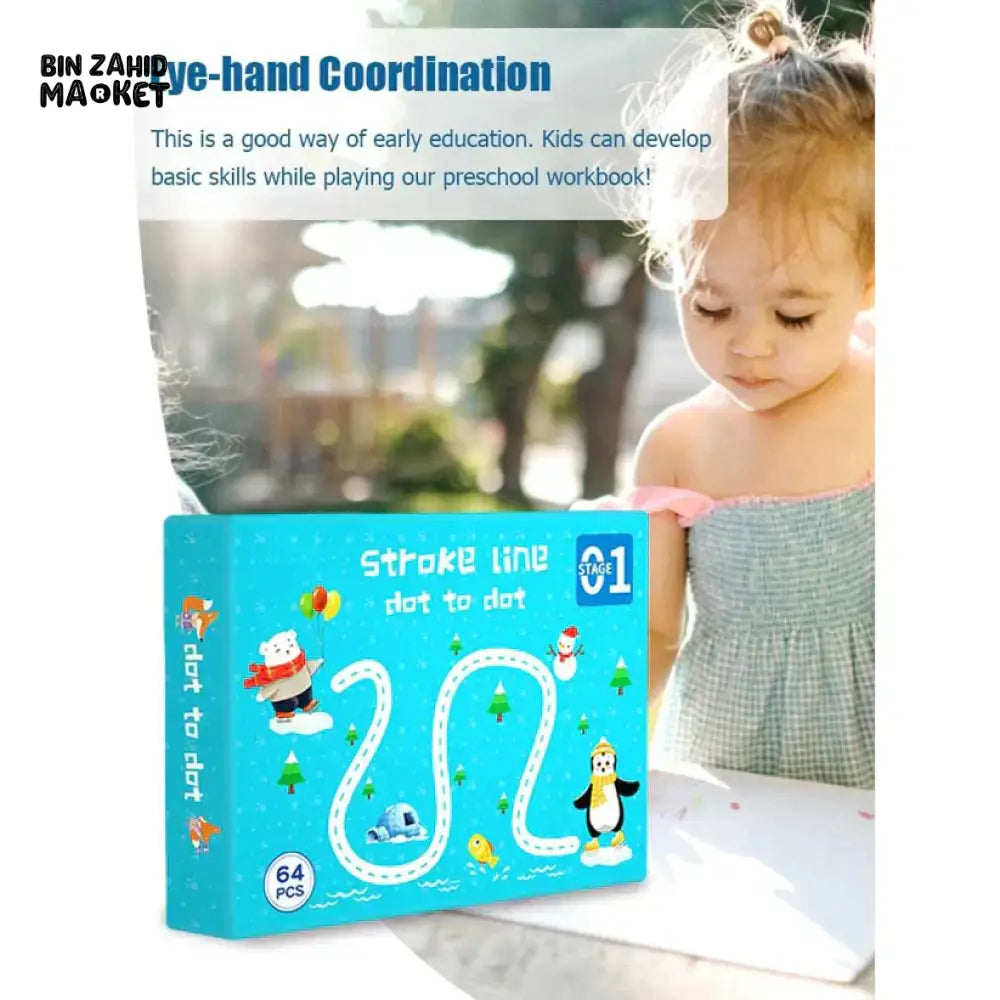 KIDS 64 PAGES REUSABLE TRACING BOOK