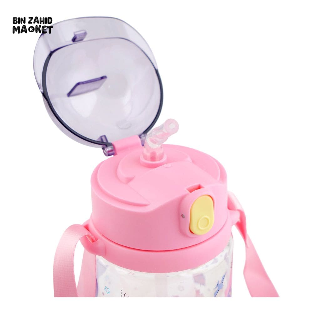 KIDS CARTOON CREATIVE FANCY WATER BOTTLE PINK SB-08 460ML