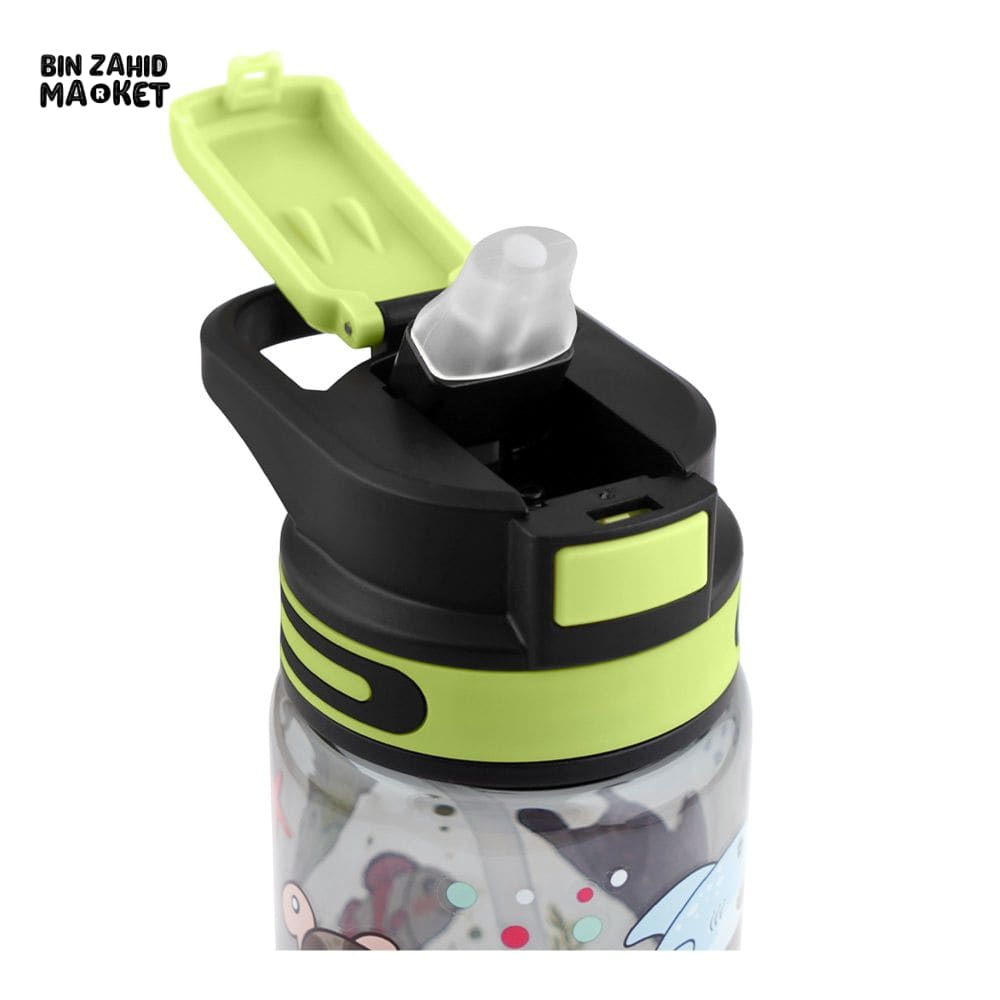 KIDS CARTOON FANCY WATER BOTTLE GREEN SB-11 700ML