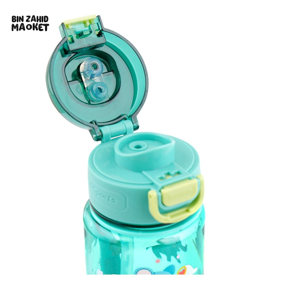 KIDS CARTOON FANCY WATER BOTTLE GREEN SB-13 600ML