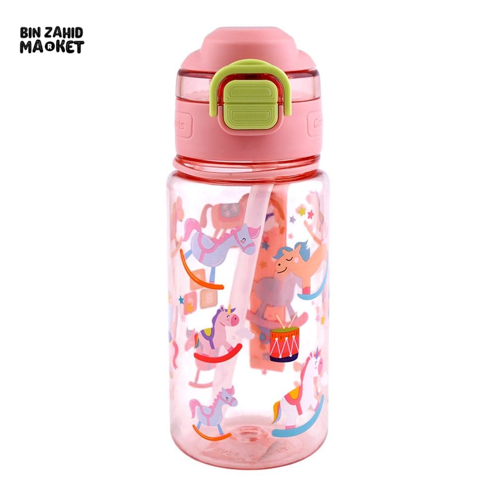 KIDS CARTOON FANCY WATER BOTTLE PINK SB-13 600ML