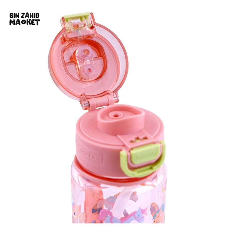 KIDS CARTOON FANCY WATER BOTTLE PINK SB-13 600ML