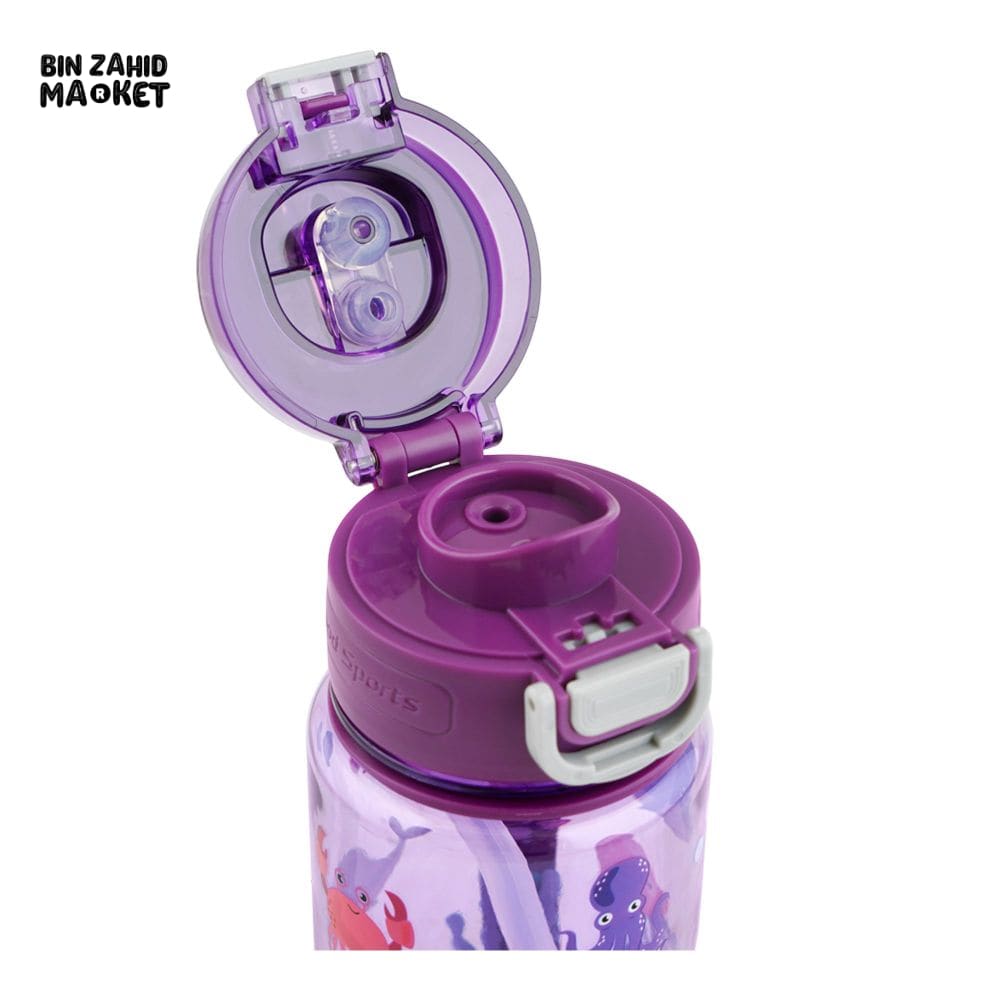 KIDS CARTOON FANCY WATER BOTTLE PURPLE SB-13 600ML