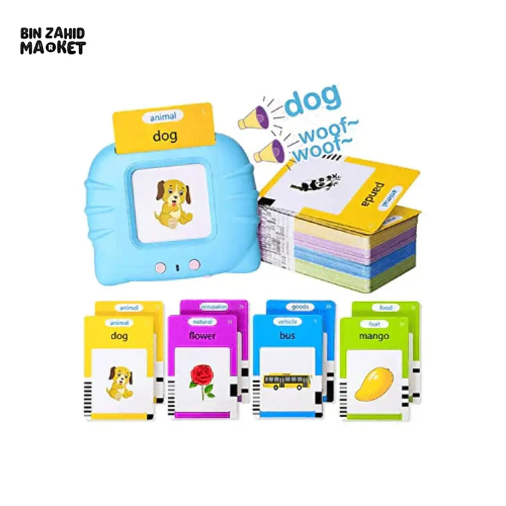 KIDS FLASH TALKING CARDS 200+ EDUCATIONAL WORDS