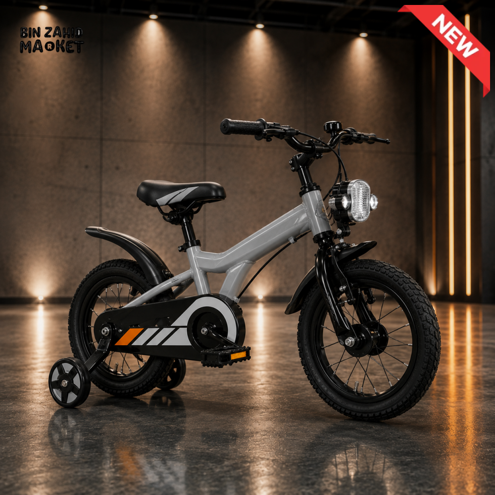 KIDS MOUNTAIN BICYCLE WITH DISC BRAKES - GREY