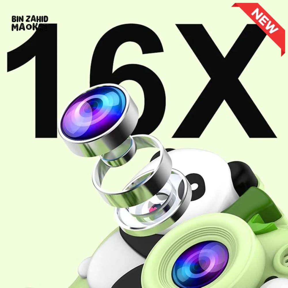 KIDS PANDA INSTANT PRINT CAMERA TOY