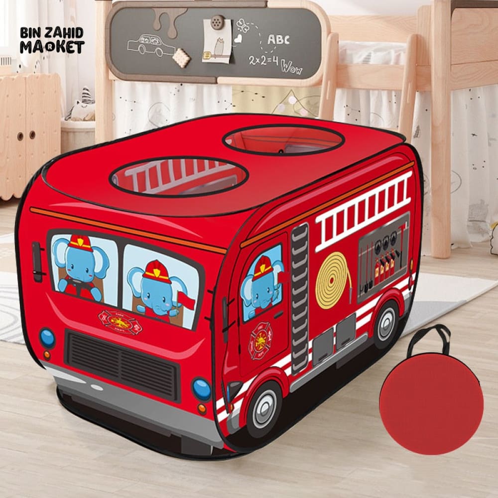 KIDS PLAY HOUSE TENT + FREE 50 BALLS Fire Brigade