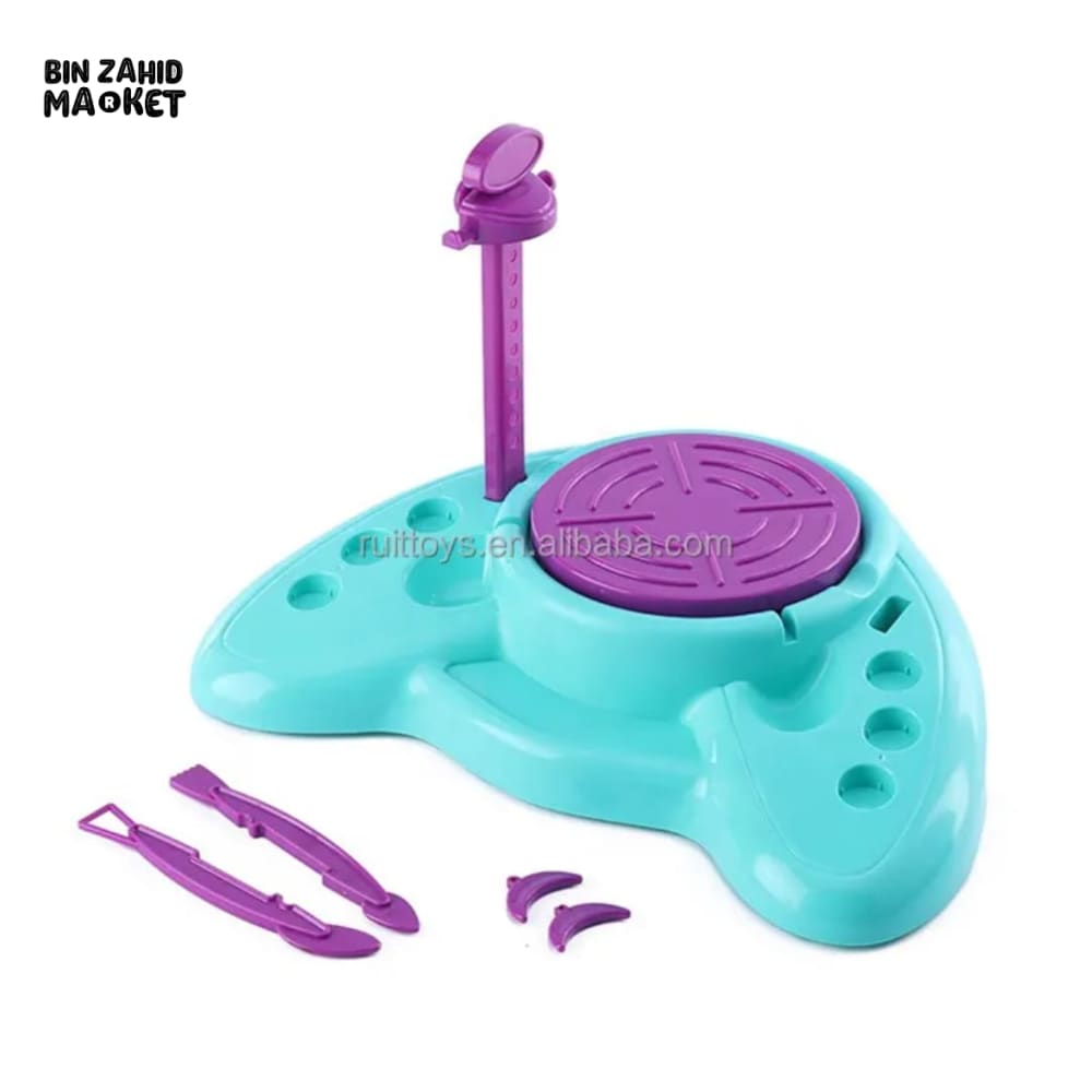 KIDS POTTERY WORKSHOP ELECTRIC CLAY MACHINE WITH USB CHARGING DIY HANDMADE CLAY ARTS & CRAFTS SET
