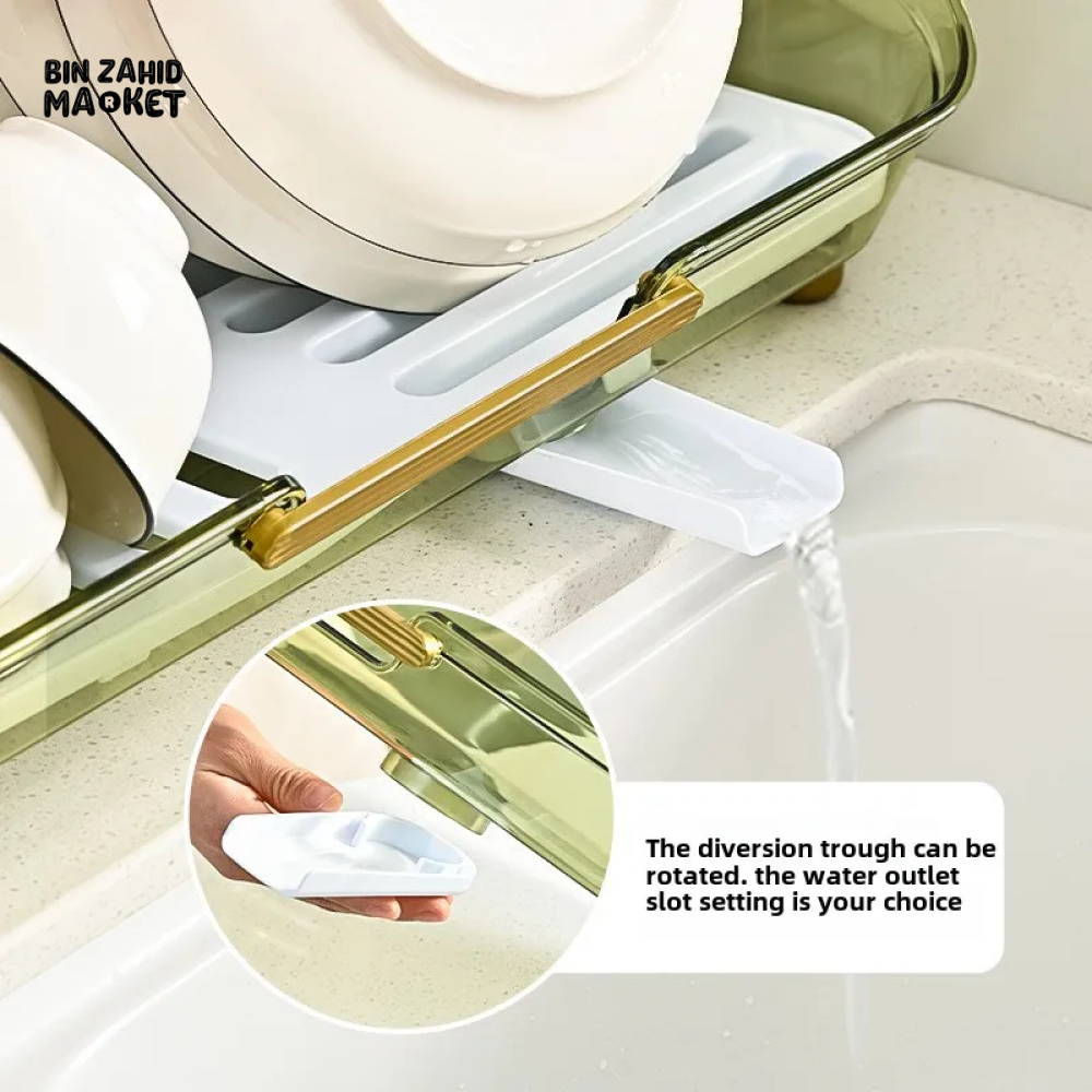KITCHEN DISH RACK – MULTI-PURPOSE DRAINING RACK FOR DISHES FRUITS & VEGETABLES