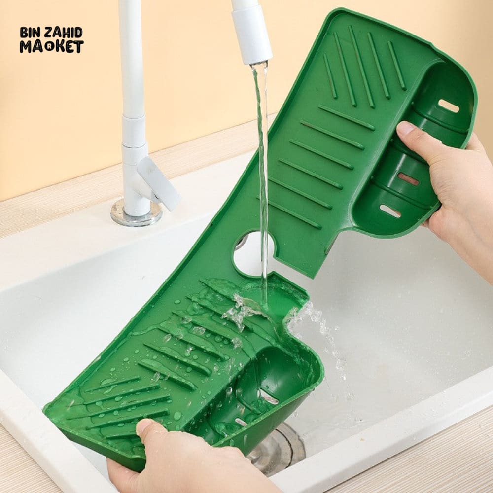 KITCHEN FAUCET ABSORBENT MAT – SPLASH GUARD & SINK DRYING PAD