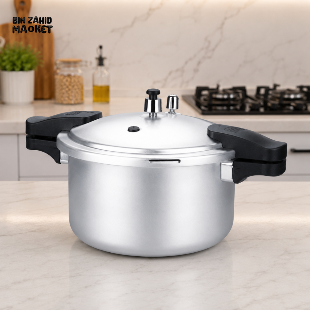 KITCHEN KING ALUMINUM PRESSURE COOKER - 11 LITER