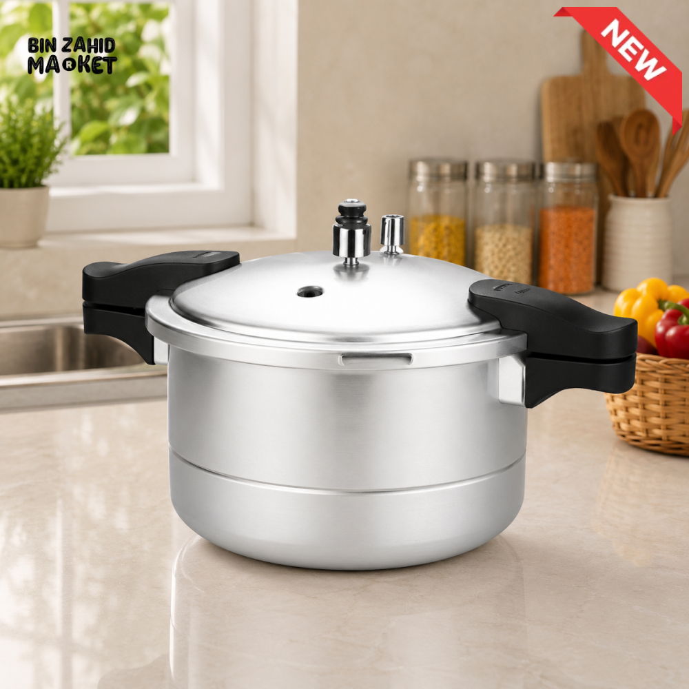 KITCHEN KING ALUMINUM PRESSURE COOKER (2 IN 1) - 11 LITER