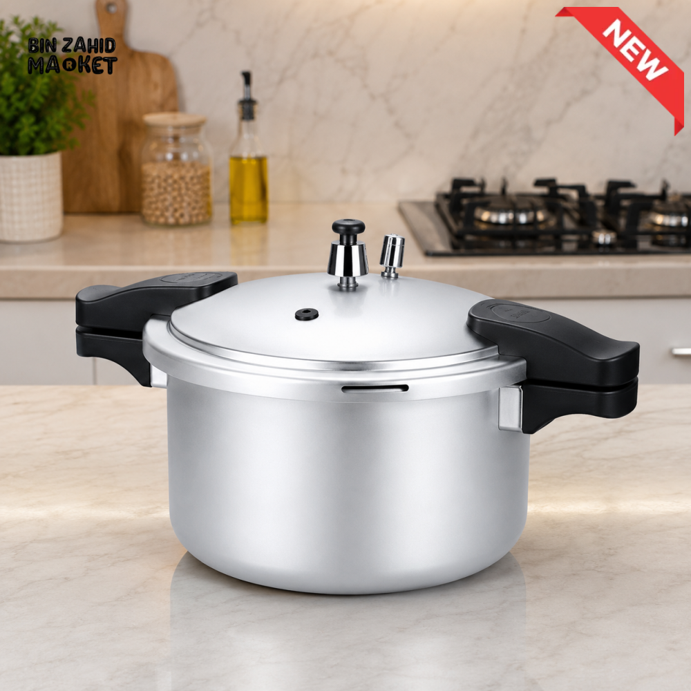 KITCHEN KING ALUMINUM PRESSURE COOKER - 7 LITER