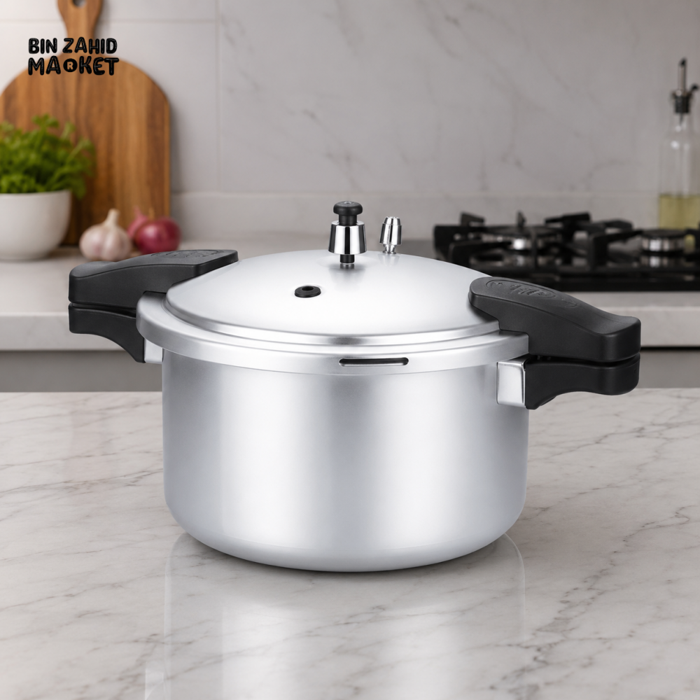KITCHEN KING BLAZE ALUMINUM PRESSURE COOKER - 15 LITER