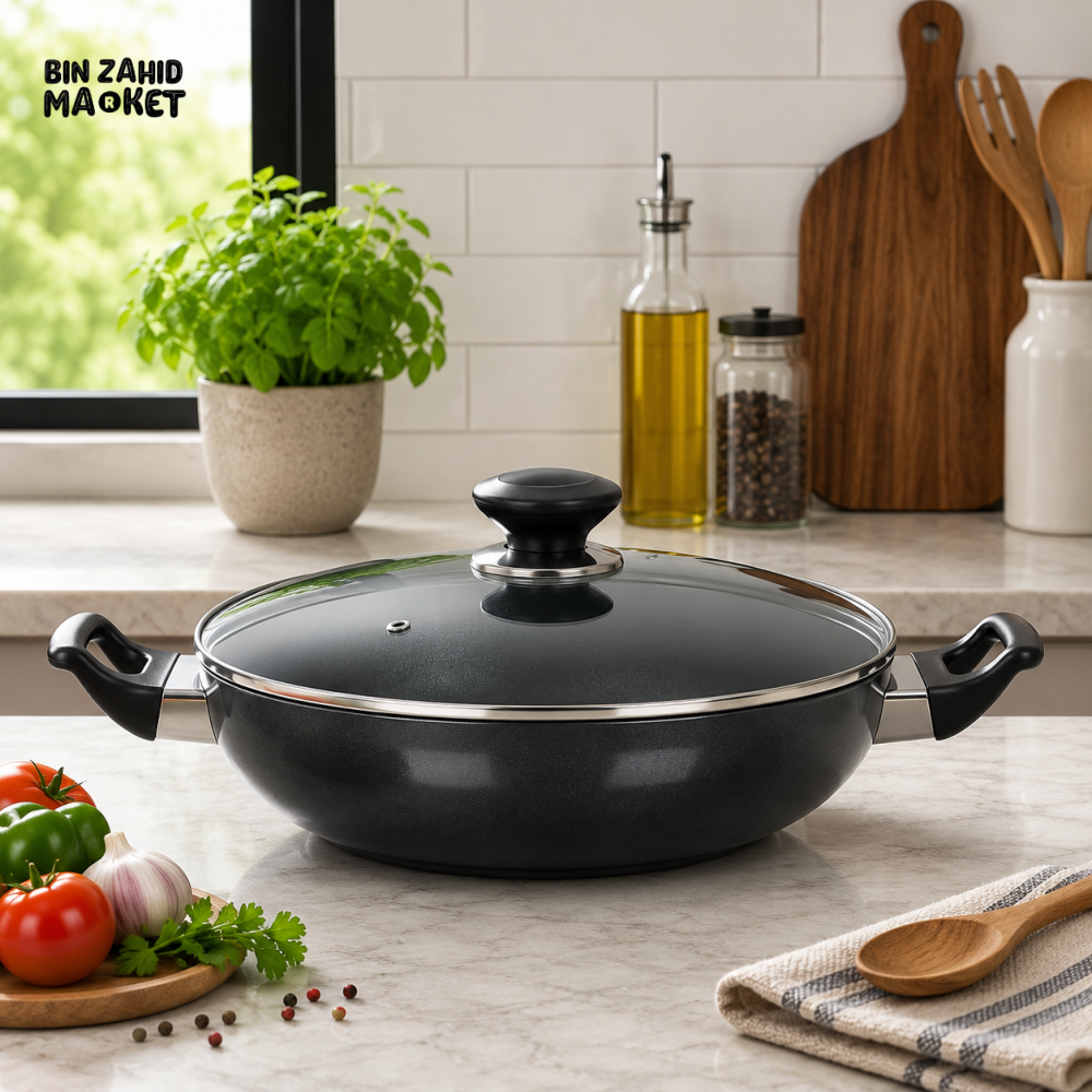 KITCHEN KING IMPERIAL CLASSIC KARAHI 34CM – GREY